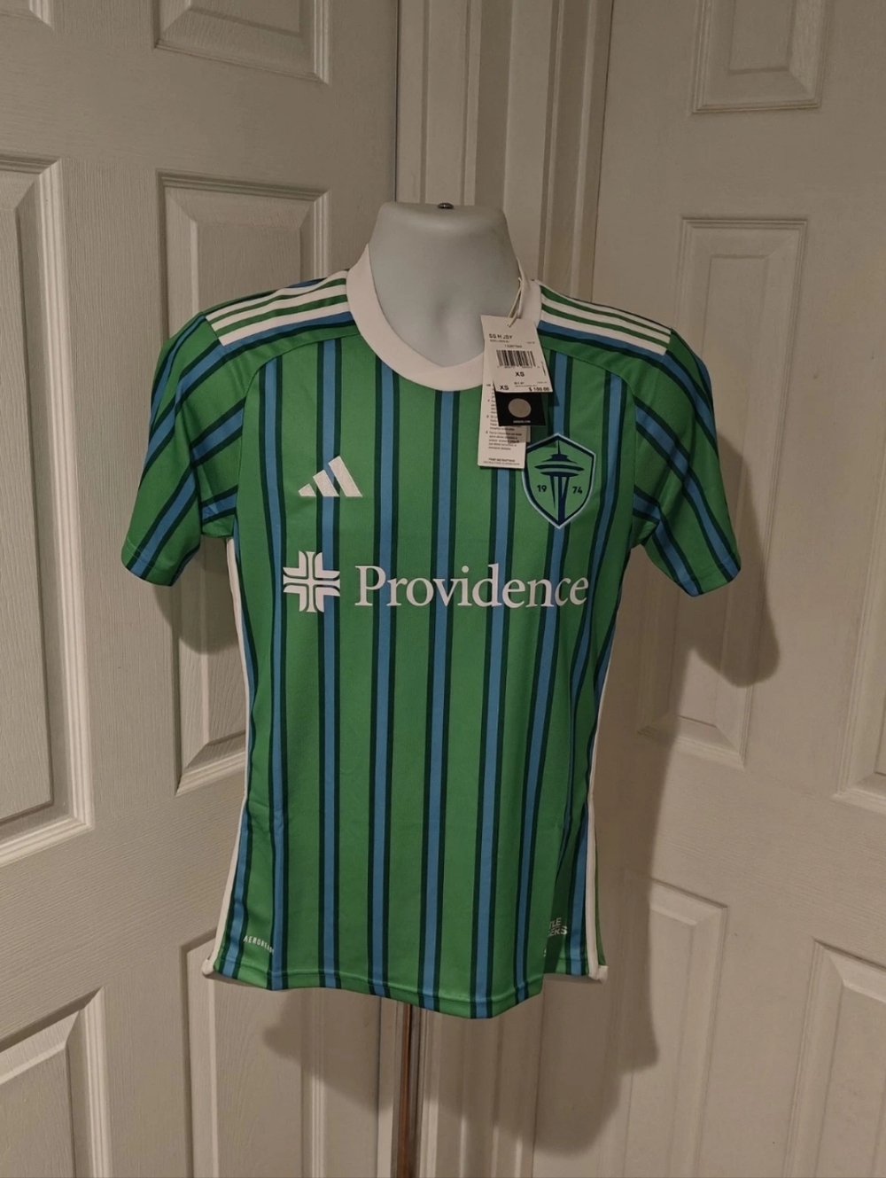 adidas Seattle Sounders 24/25 Home Jersey NWT Men’s XS HZ6187 Green Blue
